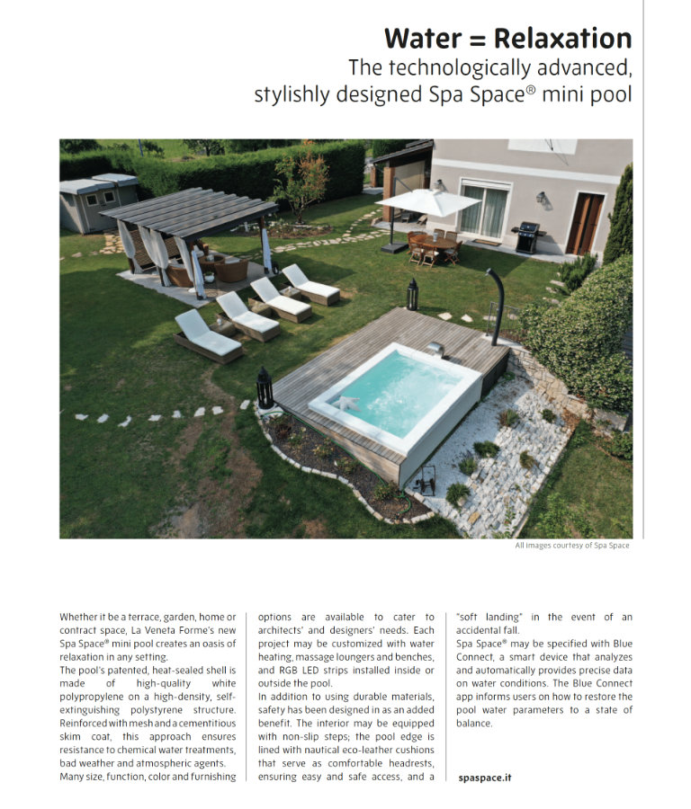 Magazine articles - Spa Space